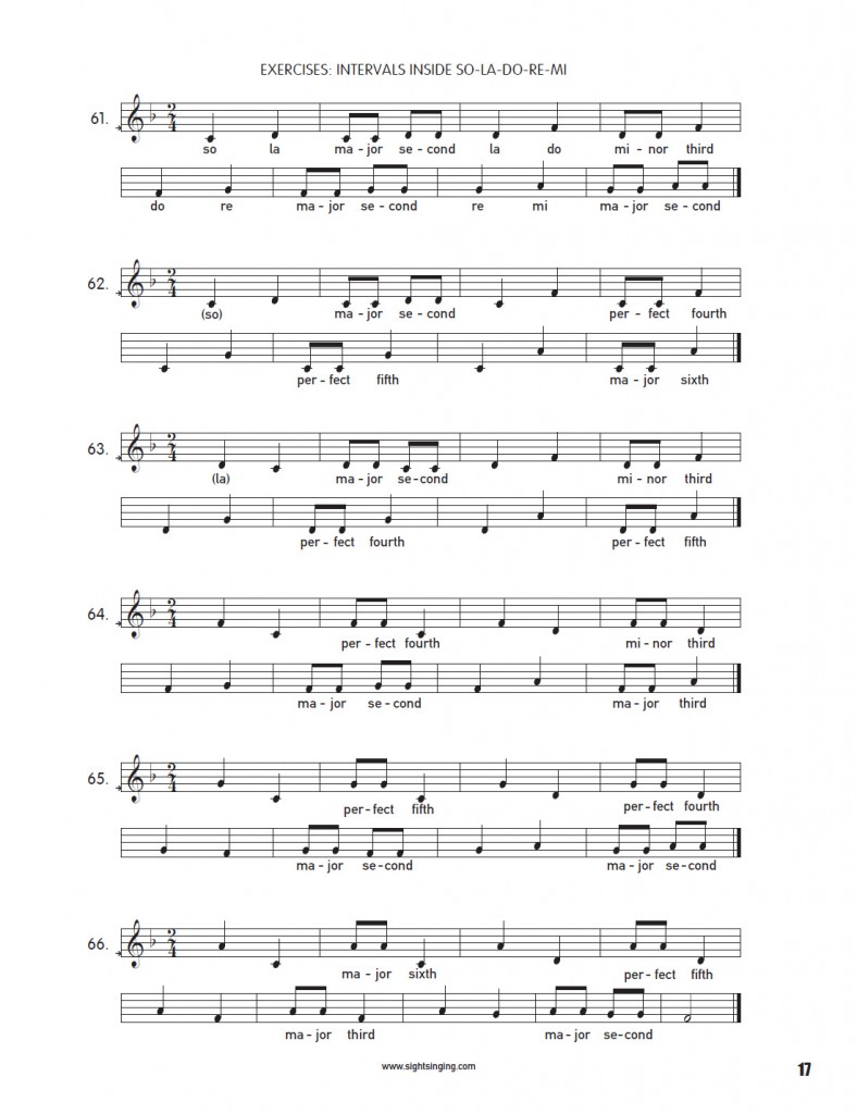 Volume 1 Preview Sight Singing Ear Training Melodies and Exercises